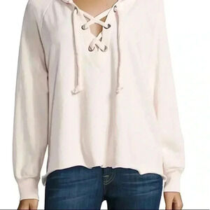 💥Destined Nude Tie Sweatshirt L